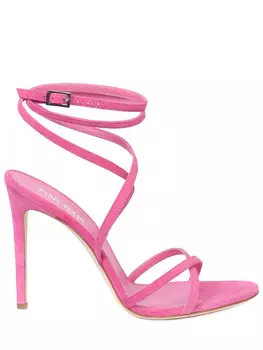 Босоножки замшевые