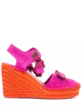 Босоножки замшевые S.FERRAGAMO