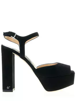 Босоножки замшевые SERGIO ROSSI