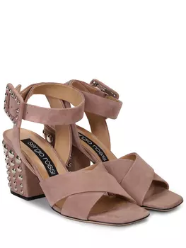 Босоножки замшевые SERGIO ROSSI