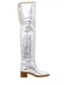 Ботфорты кожаные CELINE