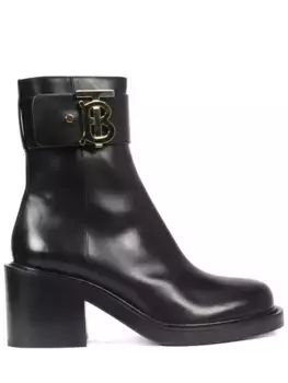 Ботильоны кожаные