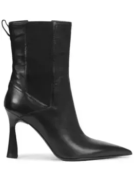 Ботильоны кожаные