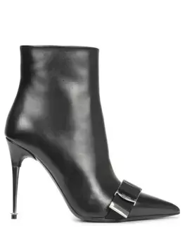 Ботильоны кожаные