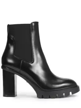 Ботильоны кожаные