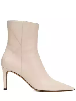 Ботильоны кожаные