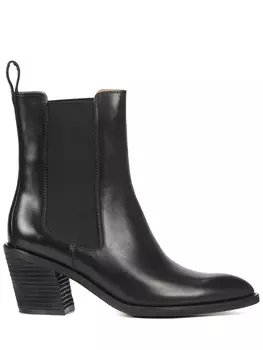 Ботильоны кожаные