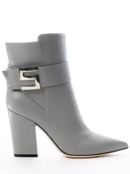 Ботильоны кожаные SERGIO ROSSI