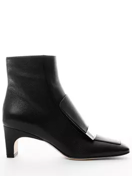 Ботильоны кожаные SERGIO ROSSI