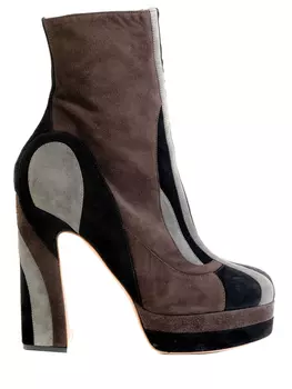 Ботильоны замшевые ROCHAS