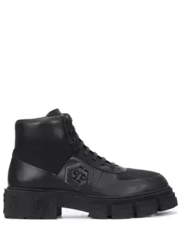 Ботинки комбинированные