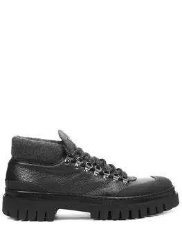 Ботинки комбинированные на меху