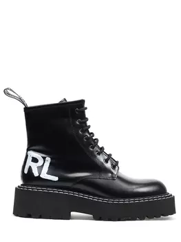 Ботинки кожаные