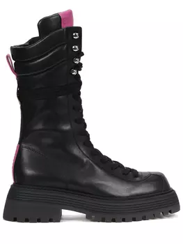 Ботинки кожаные