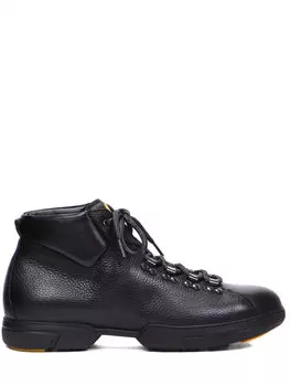 Ботинки кожаные на байке