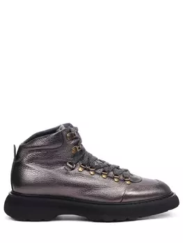 Ботинки кожаные на меху