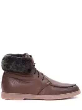 Ботинки кожаные на меху