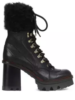 Ботинки кожаные на меху