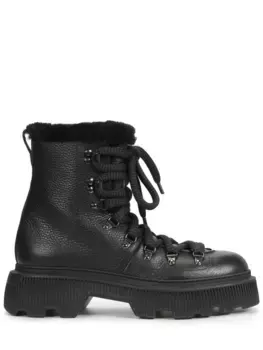 Ботинки кожаные на меху