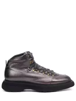 Ботинки кожаные на меху