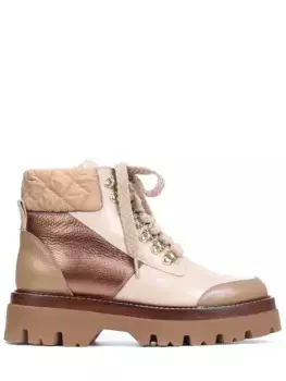 Ботинки кожаные на меху