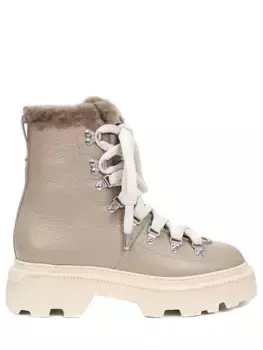 Ботинки кожаные на меху