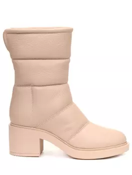 Ботинки кожаные на меху GIANVITO ROSSI