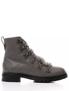 Ботинки кожаные на меху JIMMY CHOO