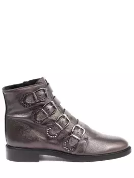 Ботинки кожаные с пряжками