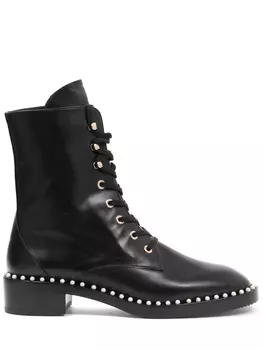 Ботинки кожаные STUART WEITZMAN