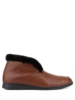 Ботинки Livorno Fulvo кожаные на меху PONZA