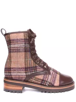 Ботинки текстильные на овчине