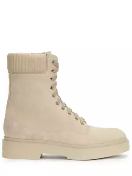 Ботинки замшевые