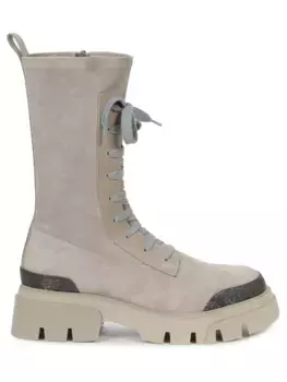 Ботинки замшевые