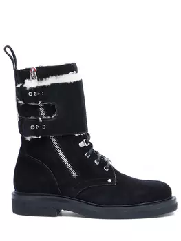 Ботинки замшевые на меху