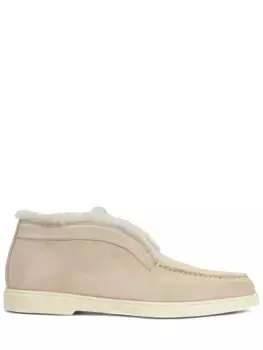 Ботинки замшевые на меху