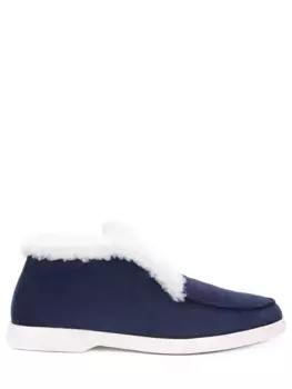 Ботинки замшевые на меху