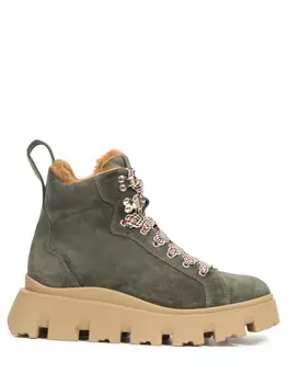 Ботинки замшевые на меху FRATELLI ROSSETTI ONE