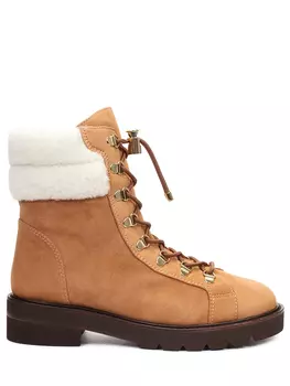 Ботинки замшевые на меху STUART WEITZMAN