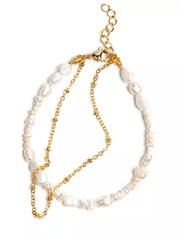 Браслет из жемчуга с цепочкой VERUSCHKA