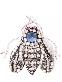 Брошь со стразами