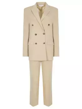 Брючный костюм из хлопка