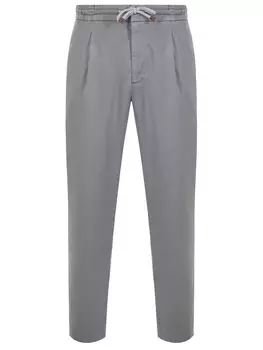 Брюки хлопковые на кулиске