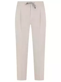 Брюки хлопковые на кулиске