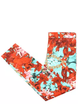 Брюки хлопковые с принтом FRANKIE MORELLO