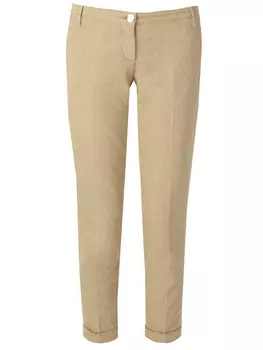 Брюки хлопковые укороченные