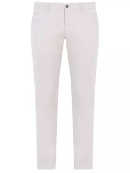 Брюки из хлопка и льна