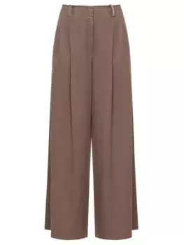 Брюки из хлопка и льна