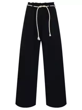 Брюки из хлопка и льна