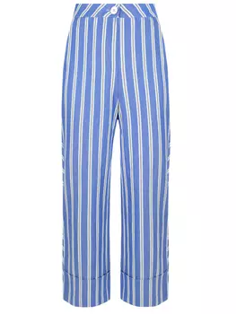 Брюки из хлопка и льна MARC CAIN